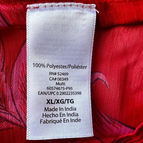 Sofia Vergara Women's Multi Color Flounce Hem Top XL - Picture 11 of 12